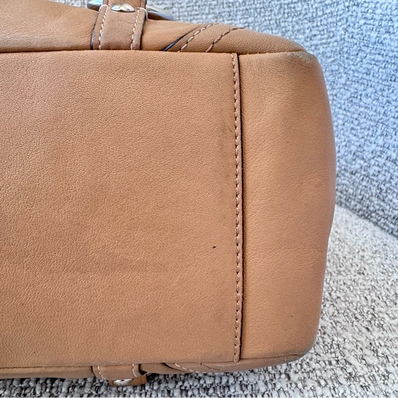 Coach Gallery Tan Leather Tote Bag – Style F11524 - Picture 13 of 16